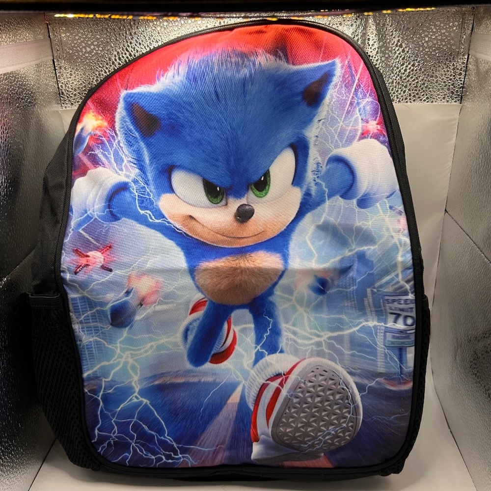 Kid's Sonic the Hedgehog Backpack Wide Adjustable Straps
